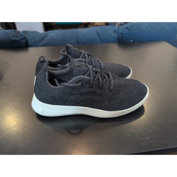 Allbirds Wool Runners Running Shoes Charcoal Merino Wool Women's Size 9 - Picture 3 of 5